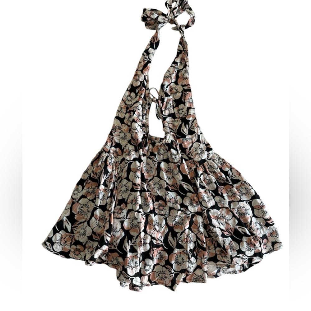 FP 90’s style halter skater skirt mini dress